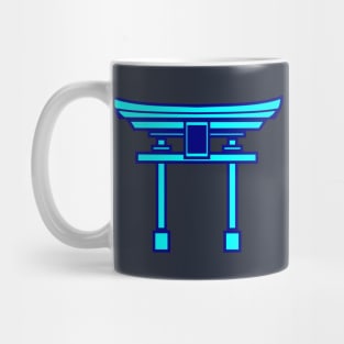 Torii gate (aqua blue) Mug